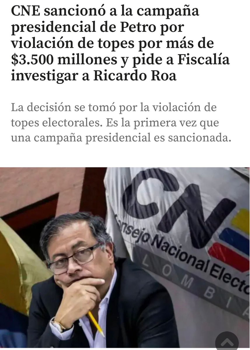 Nos mintieron desde el principio. La campaña de <a href="/petrogustavo/">Gustavo Petro</a> se financió con plata de sindicatos, empresas y trampas contables. Violaron los topes, recibieron aportes prohibidos y lo sabían. No les importó cómo llegar al poder. Así ha sido su gobierno: construido sobre la
