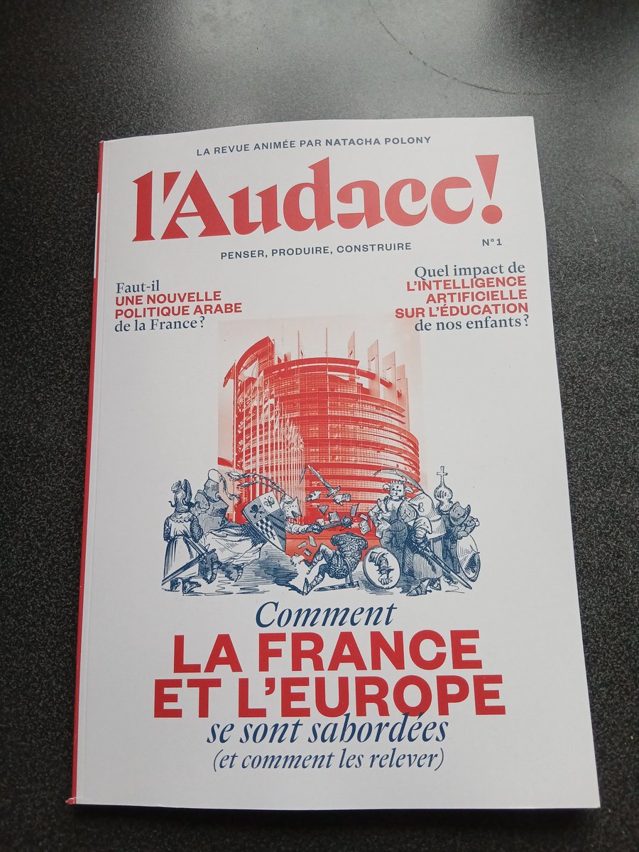 Phanou_52's tweet image. La toute première édition de la @revuelaudace est arrivée pile poil pour le #VendrediLecture et le week-end 😃 
#souveraineté
