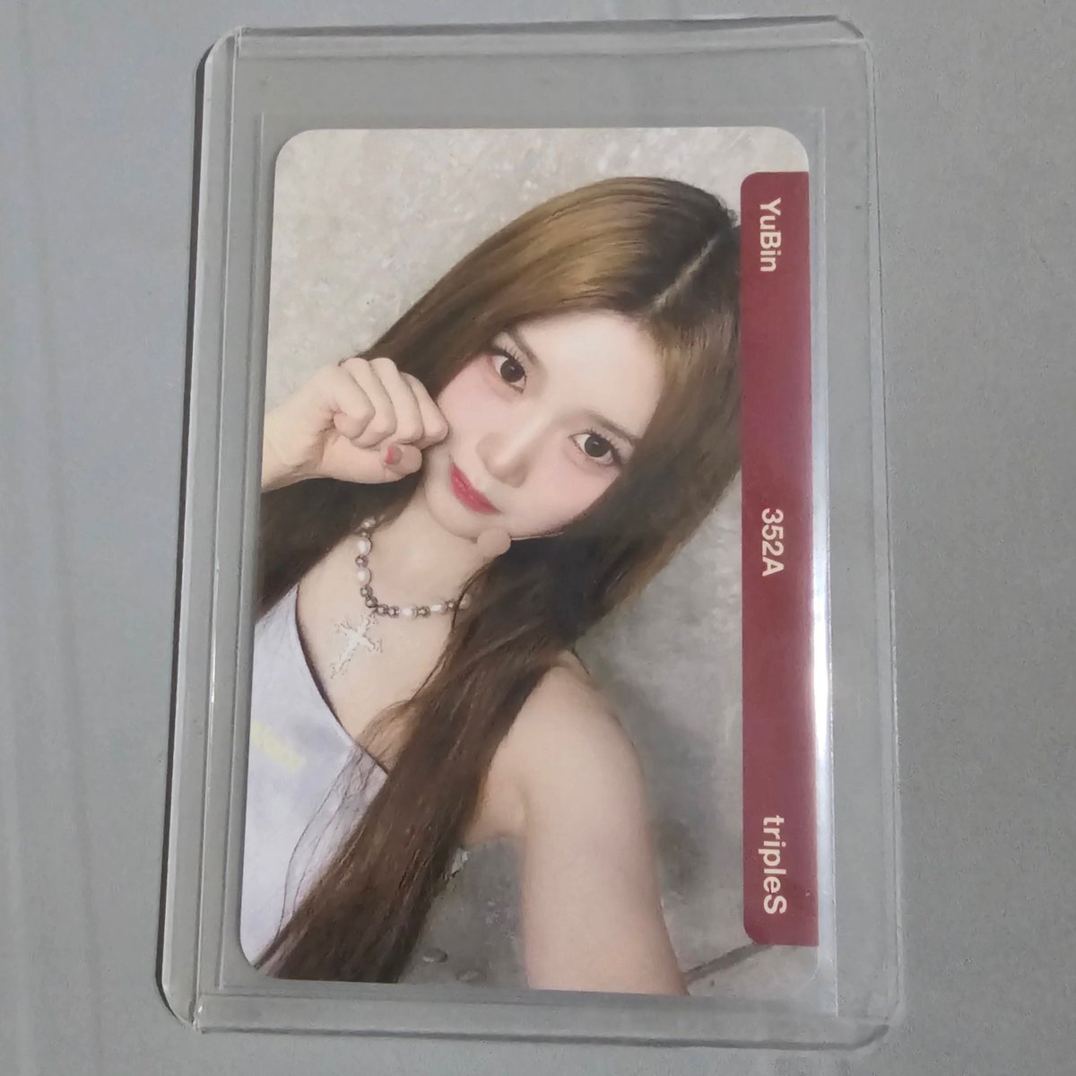 tripleS objekt 交換 譲 HAVE Yubin AA352 求 WANT Chaewon AA352 QR未