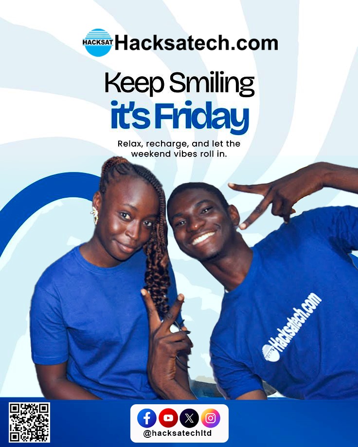 Hacksatechltd's tweet image. Happy Friday 
#HacksatInnovates