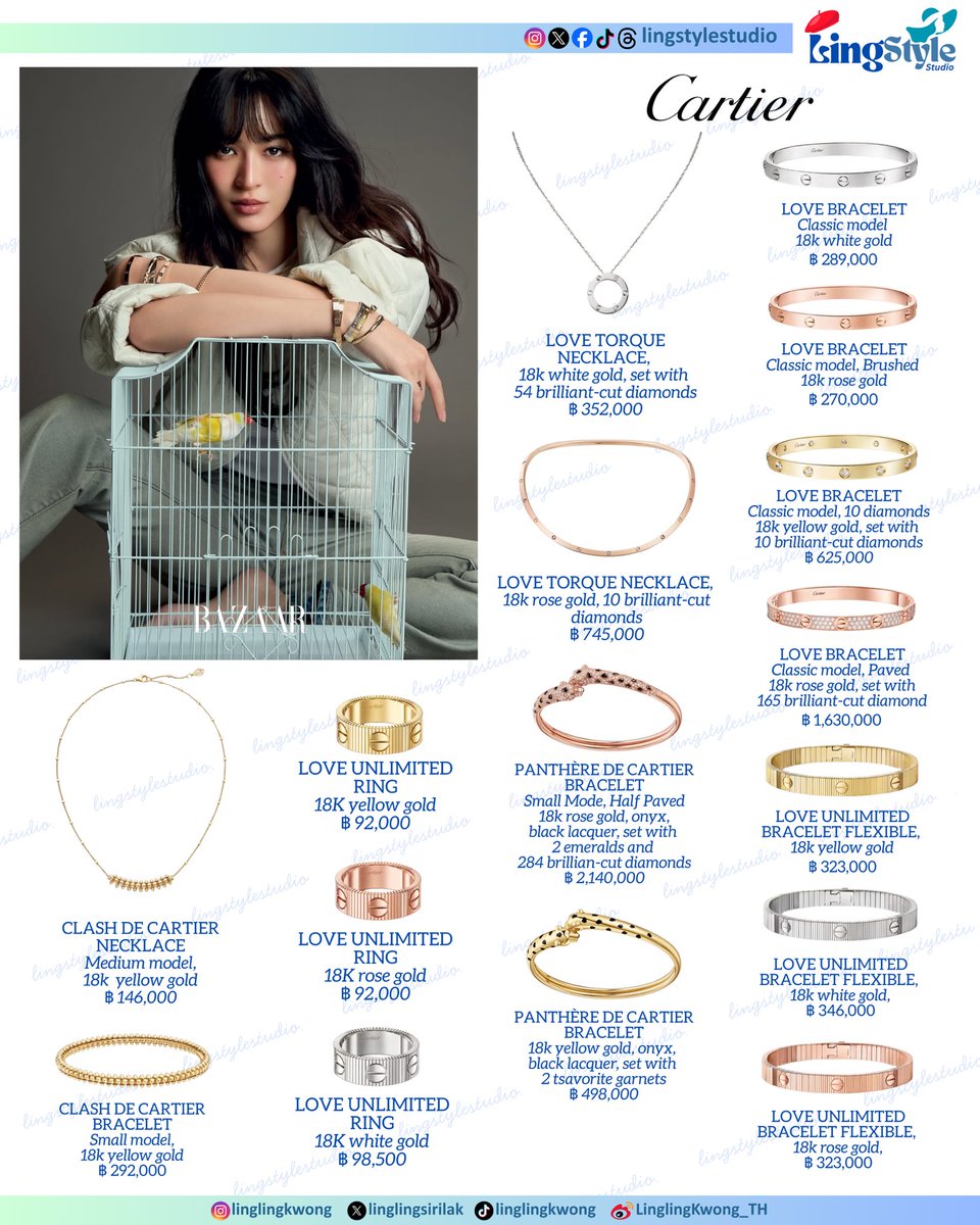 lingstylestudio's tweet image. In a world of @Cartier - iconic pieces, quietly powerful style, and a poise that speaks for itself on @linglingsirilak. 

📍@HarpersBazaarSG post, 04.11.2025

#linglingkwong #หลิงหลิงคอง 
#LingStyleStudio  
#linglingkwongstyle #Cartier #CartierThailand #harpersbazaarsg