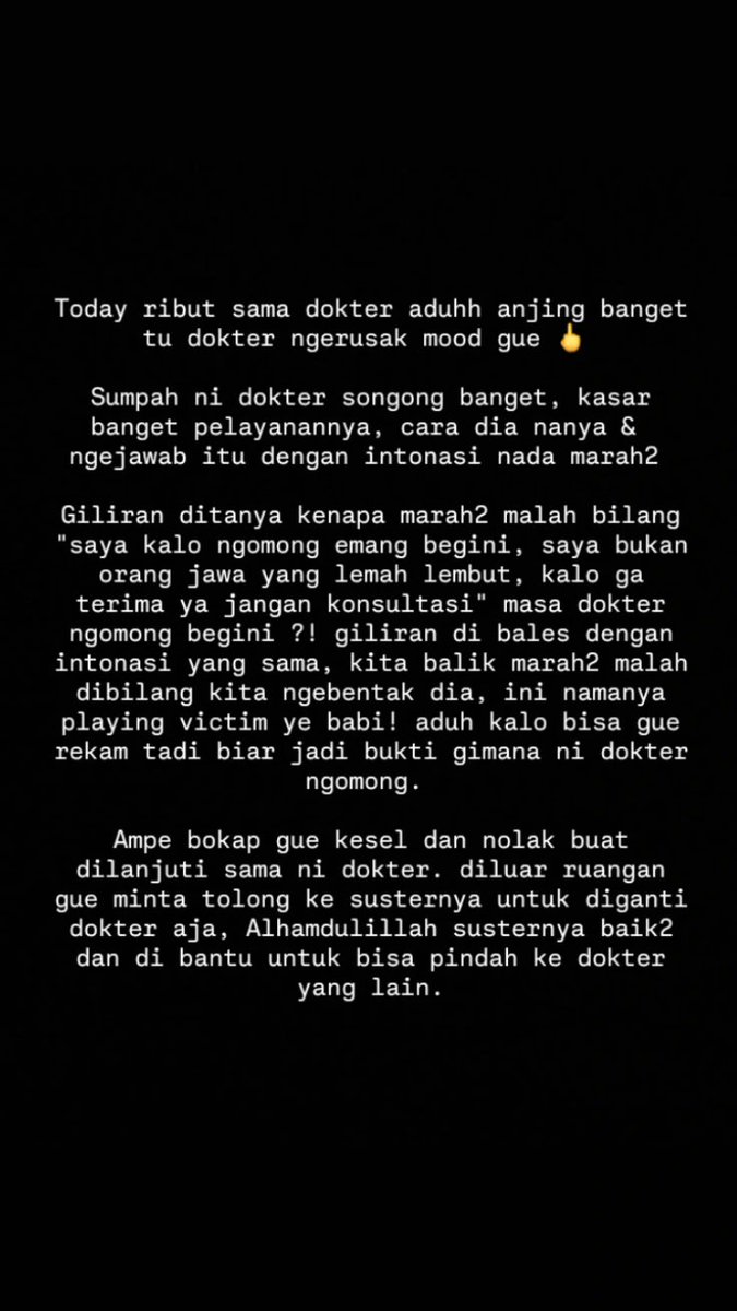 Fanisy26's tweet image. FUCK YOU 🖕

#dokter #rs
#rumahsakit #pelayananburuk #fyp