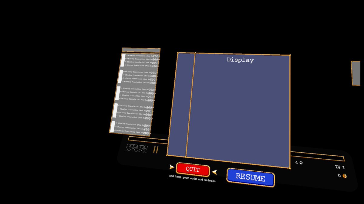 L33t_Institute's tweet image. @poncle_vampire what&apos;s going on with Vampire Survivors VR? Almost every time I try and load into a game with any character, I&apos;m met with this screen.

Quit/Resume buttons are inactive so have to hard quit. Bit annoying as it now happens 99% of the time!