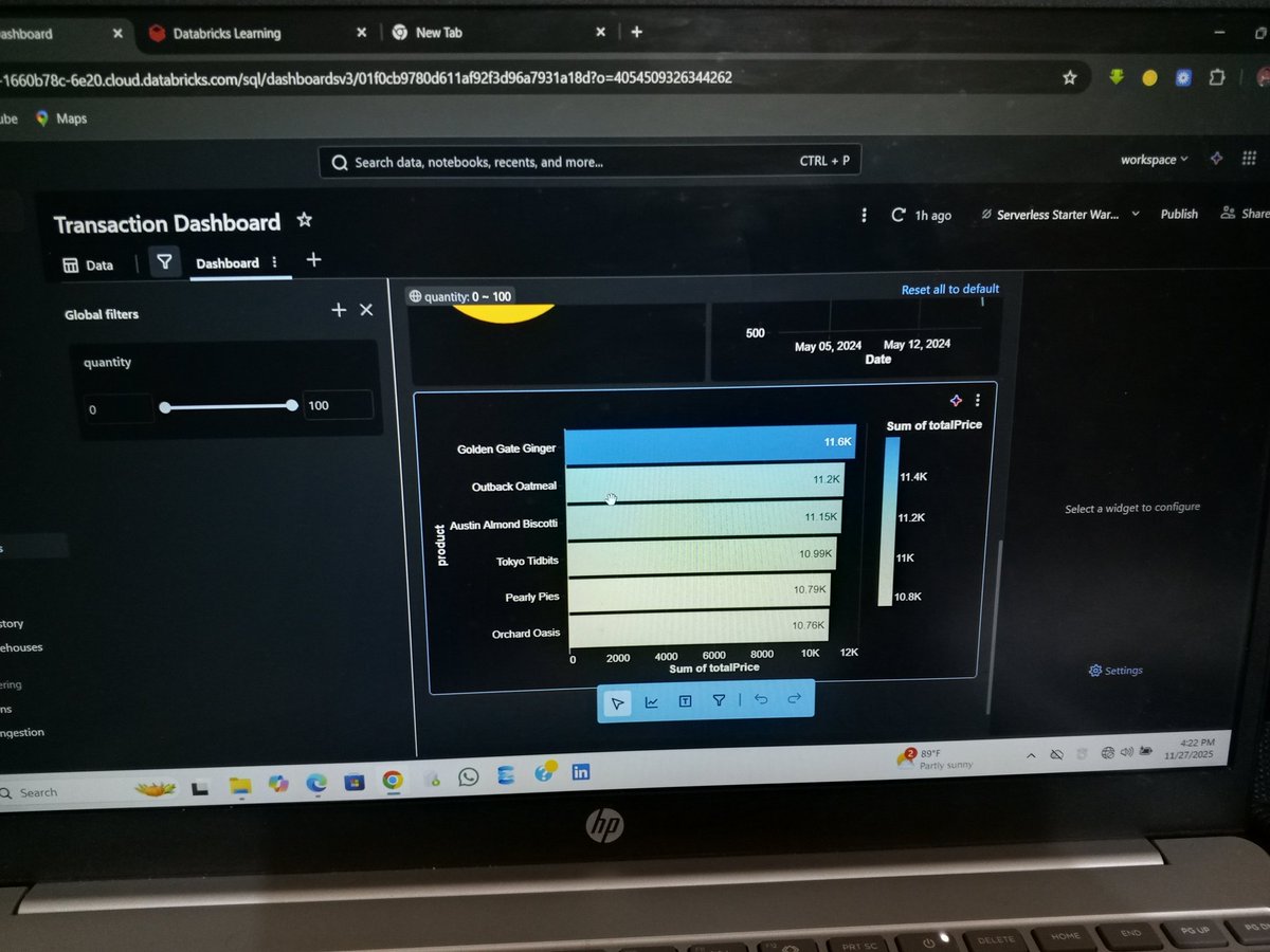 Kan_Analytics's tweet image. Databricks with @Alex_TheAnalyst 
A new series on his YouTube channel. It has been amazing so far, a fundamental understanding of the Databricks UI and working with data, down to visualizing data. Check it out. 💻📊📈📉 #TPOD.

#Datafam #DataAnalytics #DataAnalysis  @databricks