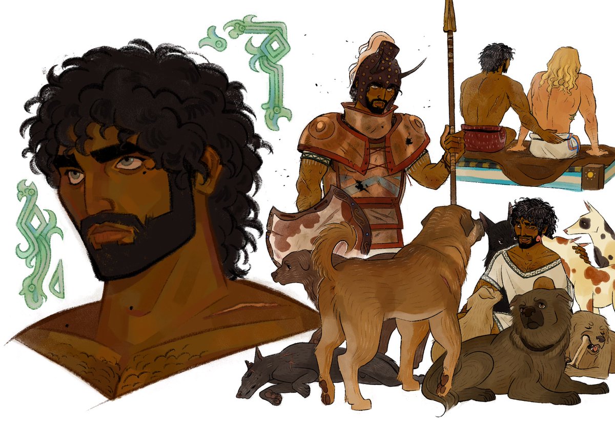 korrioak's tweet image. Some concepts for Patroclus

Featuring his nine dogs of course 🐕