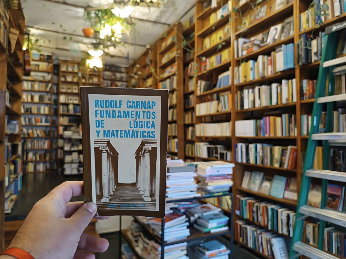 Fundamentos De Lógica Y Matemáticas. Rudolf Carnap. 

#AndaBuscarloAlChopin
#InYourFaceAmasson
#BildungLibros
#TristanNarvaja
#LibrosNuevos
#LibrosLeídos
#EnvíosAlInfinitoyMásAllá