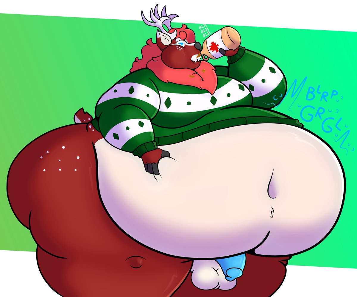 The holiday season is here so get your local moose to drink all of the maple syrup