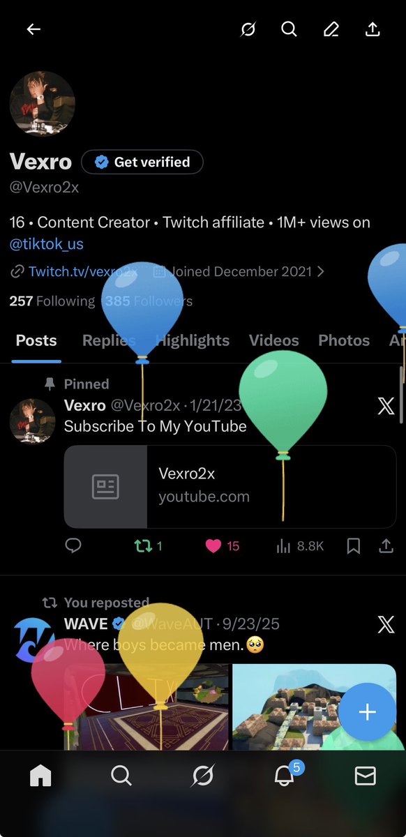 Vexro2x's tweet photo. Holy shit I’m 17 now 🥳🎉 https://t.co/pK2GDsja8J