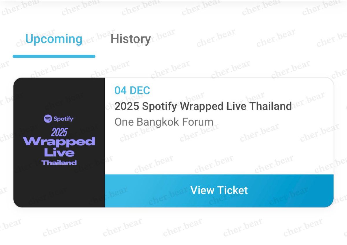 cherrynbear's tweet photo. 🎀 #เชอแบรีวิว 🎀

บัตรงาน #SpotifyWrappedLiveTH2025 🖤💚

—

❌ ไม่ได้ขาย ❌ https://t.co/RxCv0psF7G