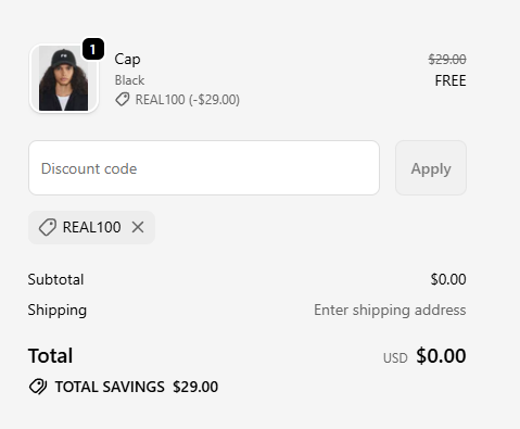 Free real cap is he(re)!

Thank you team for such a gift, that's really kind of you.

By doing this, you are showing that you love your community and appreciate it for this atmosphere and the shared vibe.

Use code: "REAL100" for a gift from <a href="/re/">Re</a> to us. 💜

shop.re.xyz