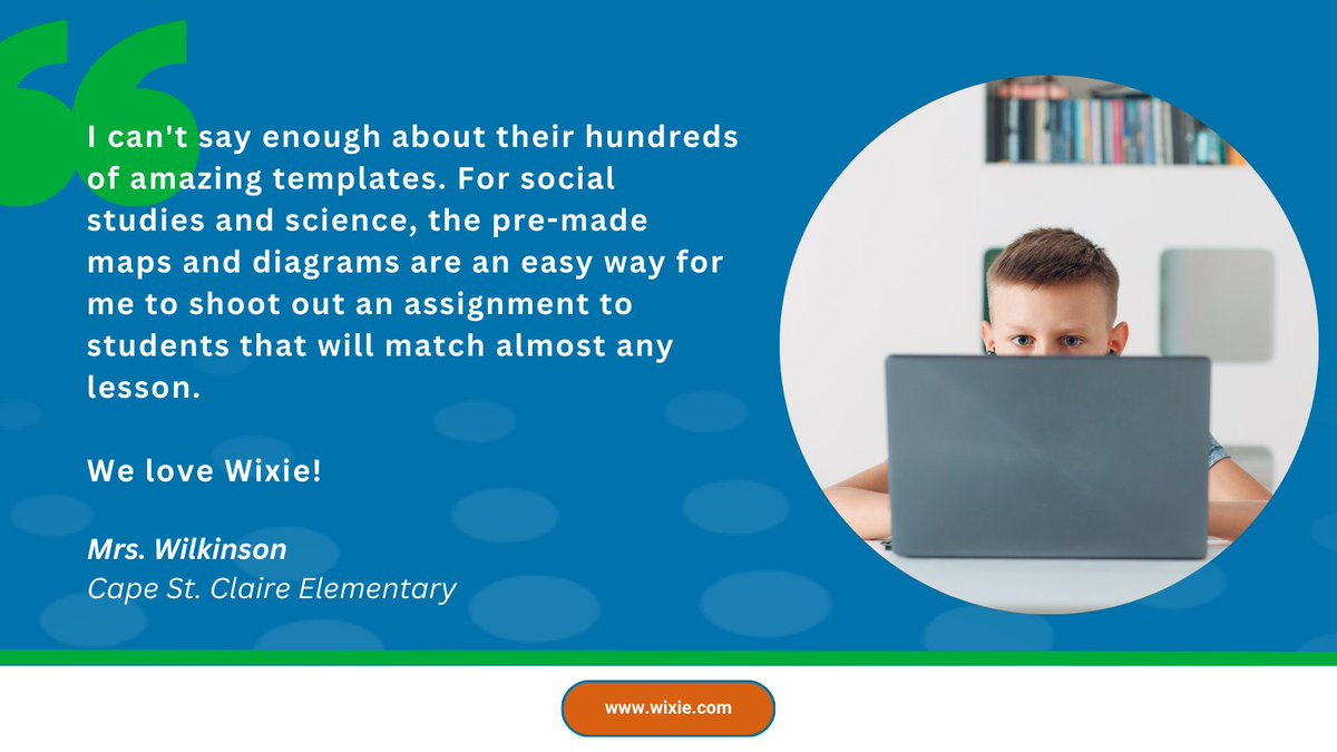 Tech4Learning's tweet image. &quot;I can&apos;t say enough about their hundreds of amazing templates.&quot; 

static.wixie.com/features/templ…