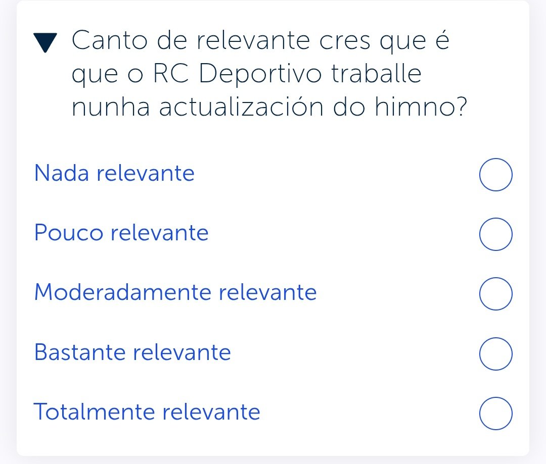 Pode que finalmente chegue o momento de actualizar o escudo e himno do <a href="/RCDeportivo/">RC Deportivo</a> 

Temos que desmostrarlles, unha vez máis, que é o que quere o deportivismo.

Non deixedes pasar isto e votade na enquisa que enviaron por SMS