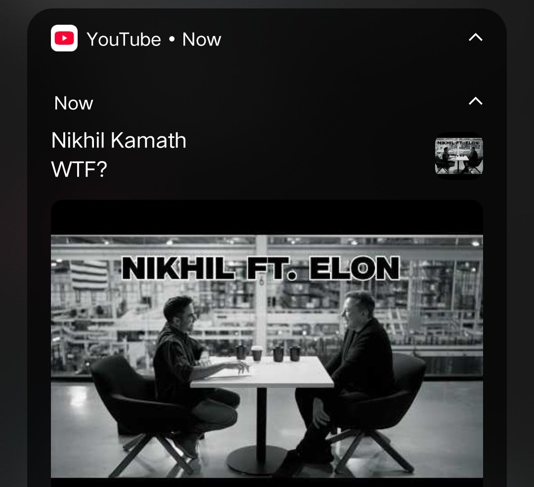 Vixhal's tweet image. 🚨 Elon Musk is the new guest in Nikhil Kamath&apos;s WTF podcast series