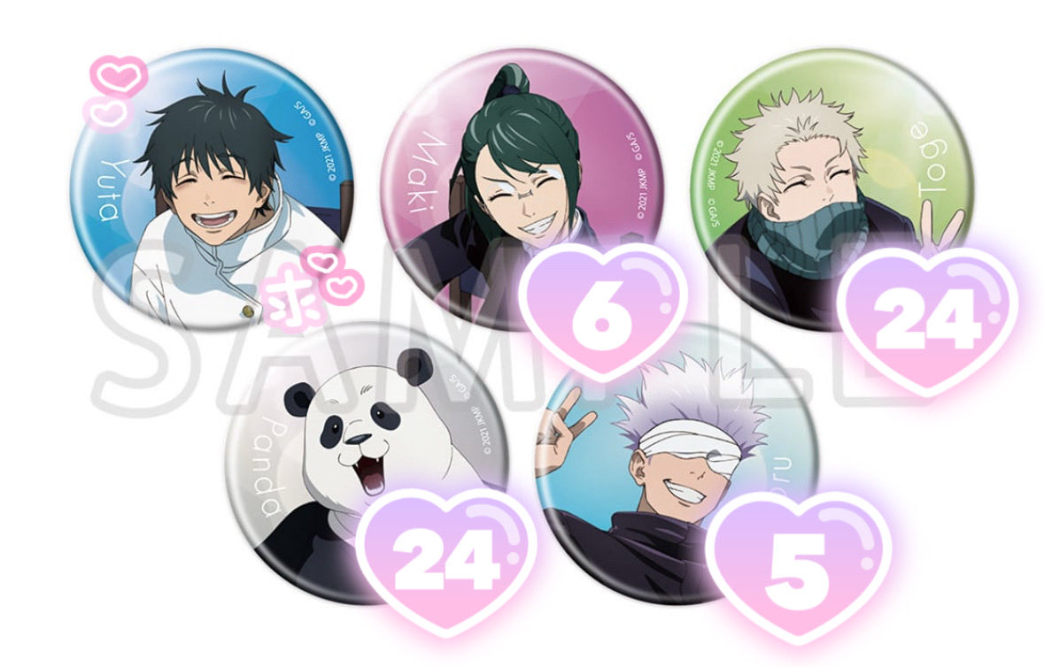 1 呪術廻戦 呪術廻戦0 トレーディングオーロラ缶バッジ class photo