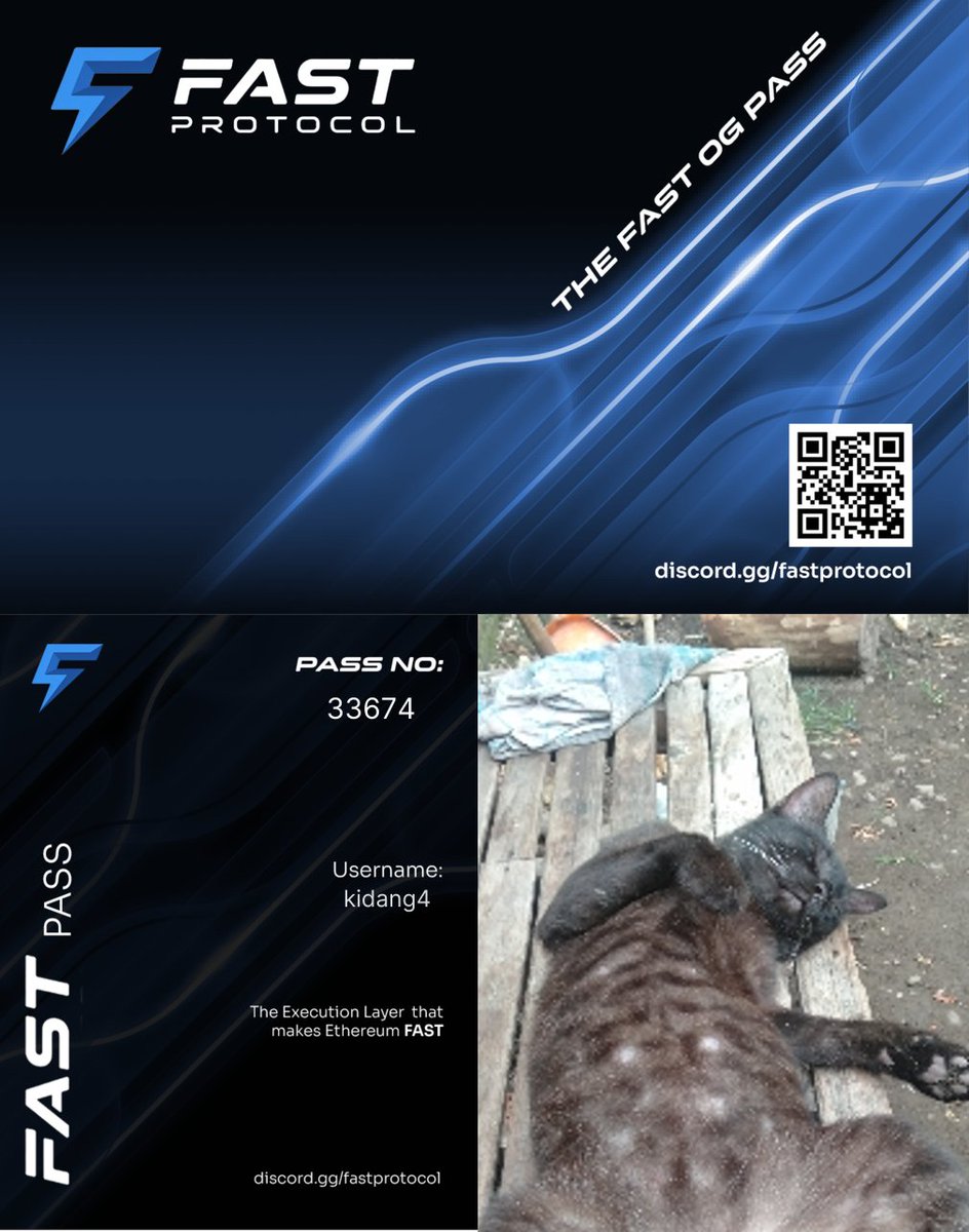 kadal04's tweet photo. Fast Lane OG Pass activated.

@fast_protocol is building a 200-millisecond Ethereum UX with private orderflow and preconfirmations.

Come through and earn Fast Points: https://t.co/VhXv9sm1LT https://t.co/mObEvEfNup