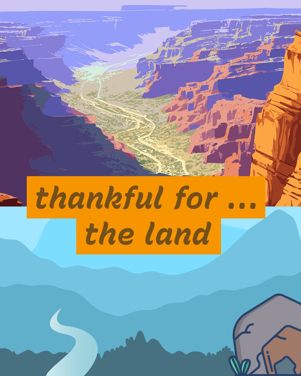 Today we're grateful for the land, and the joy and beauty it brings us.