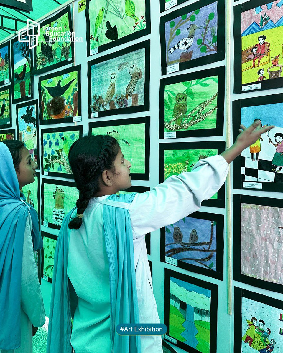 Over 250 students from five schools showcased 800 artworks at the Amina Girls High School Art Exhibition.
Displaying student art builds confidence, creativity and self-expression.

#TEF #ArtExhibition #StudentCreativity