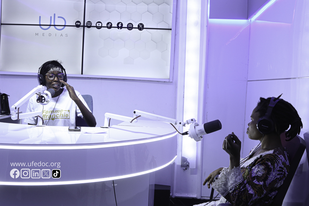 Ufedoc_asbl1's tweet photo. Dans le cadre des #16JoursDActivisme, UFEDOC et @ReprojusticeRDC  étaient sur UB FM pour sensibiliser sur les VBG envers les travailleuses domestiques.

💪 Ensemble, mettons fin aux violences pour bâtir une RDC en paix et durable.
#StopVBG #UFEDOC #UBFM #ReproJusticeCongo https://t.co/6v0XZaJzi8