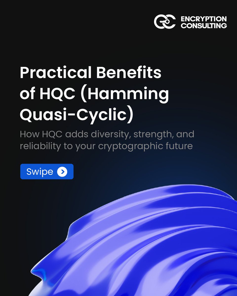 encryptioncons's tweet image. Strengthen your security with confidence. 🔐

As quantum computing accelerates, cryptographic resilience is essential. This post breaks down why HQC stands out as a powerful, reliable, and diverse post-quantum option for organizations preparing for Q-Day. From enhanced…