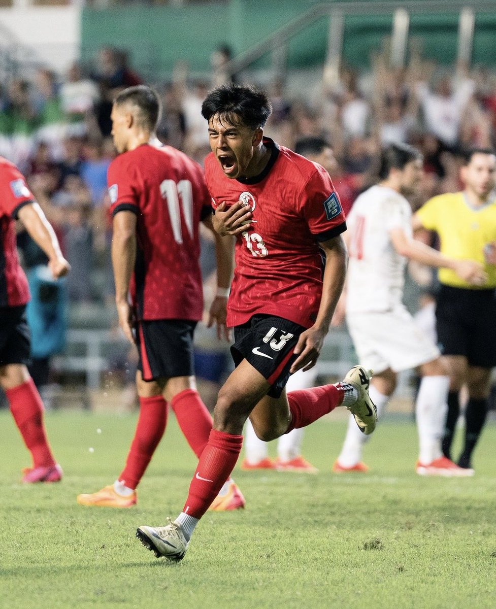 Pin74003Pinto's tweet photo. Scoring against Iran on my international senior debut for Hong Kong in a World Cup Qualifier in front of 10,000 fans was incredible.
06/06/2024 https://t.co/IdniBBpgMJ