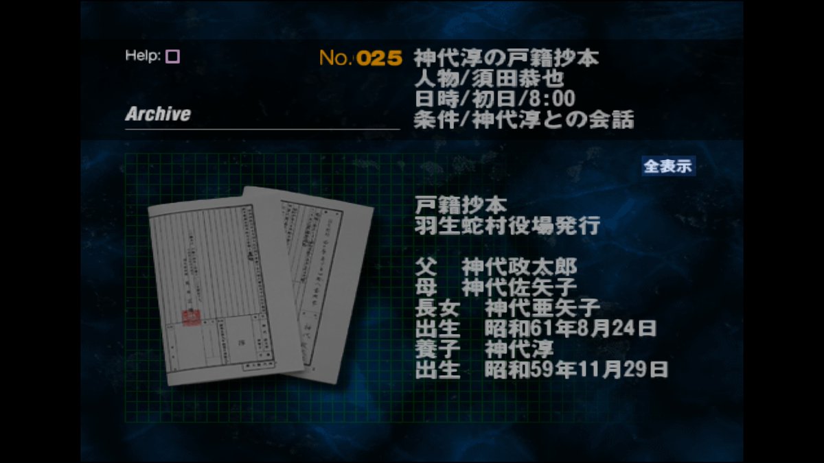 本日は神代家次期当主のお誕生日です。