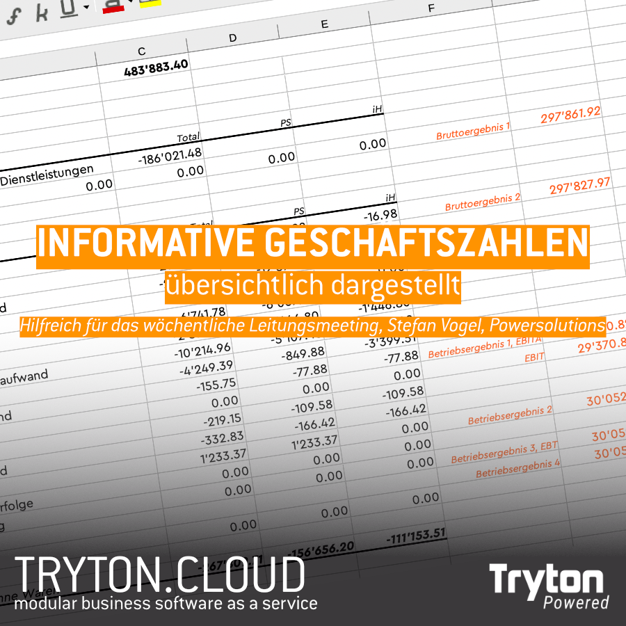 WO STEHEN WIR FINANZIELL, so kurz vor Jahresende? Kalkulieren Sie individuelle geschäftliche Kennzahlen automatisch mit Grunddaten aus Bilanz und Erfolgsrechnung.
tryton.cloud #trytoncloud #businesssoftware #tryton #opensource