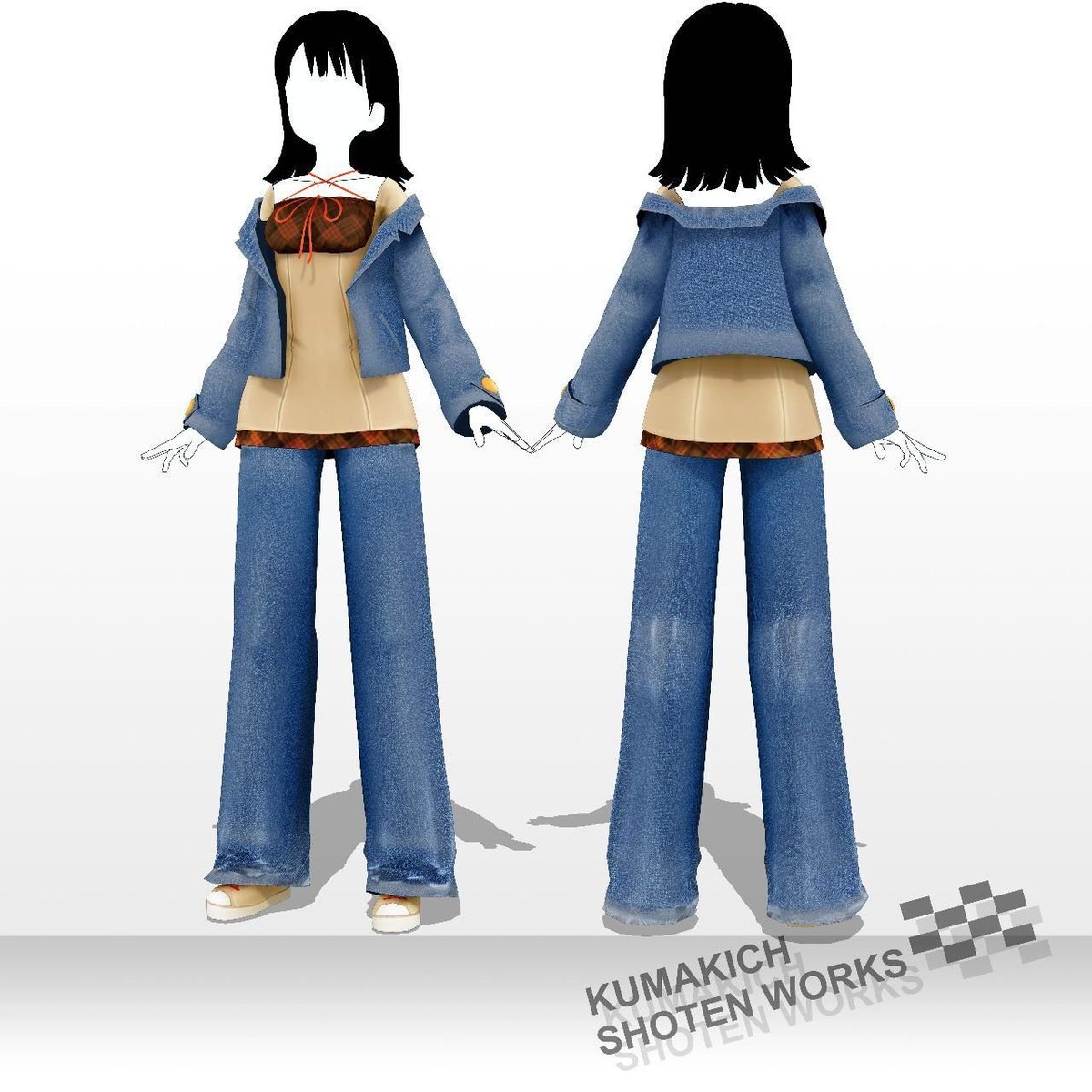 super_sierra's tweet photo. 新作衣装を販売開始しました。スマホアプリ #Makeavatar 用です
Camデニム https://t.co/KQbhQex03r #StyMore https://t.co/8O7Vf6ksDQ