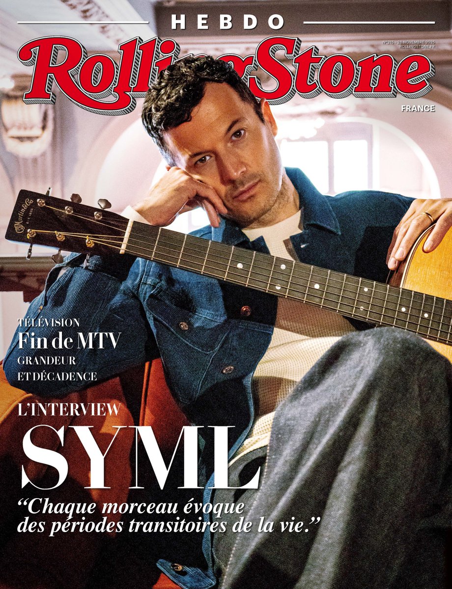 RollingStoneFra's tweet photo. Le nouveau numéro de Rolling Stone L’Hebdo est disponible !
✌️ Cette semaine en Une : @SYMLMUSIC revient sur son incroyable année 2025.
✍️ L’Hebdo est désormais disponible gratuitement en ligne, sous simple inscription : https://t.co/nQVCfPyuoH
#RollingStoneFrance #syml https://t.co/emotrCqlNi