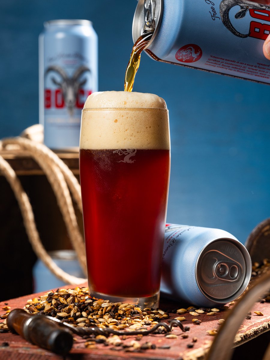 TreeHouseBrewCo's tweet image. Hello, Season of the Bock.

King of the Mountain is a traditional German Bock, a dark amber Lager with a complex character that is perfect for chilly weather.

Malt-forward but incredibly crisp, this beer has notes of dark cherry, tobacco, pine, and golden caramels. German barley…