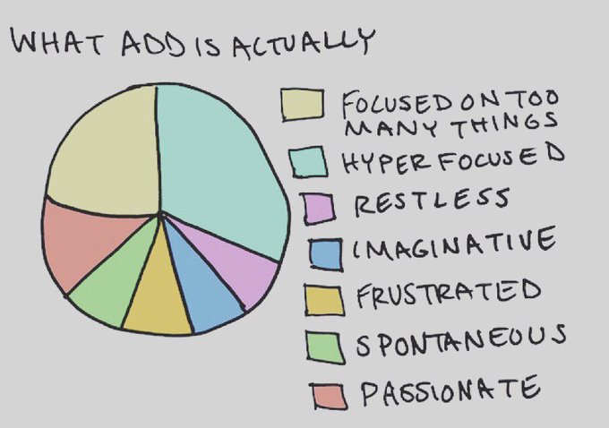 spencerrayner's tweet image. rep @AlexiaAgency

What #ADD is actually. #restless #imaginative