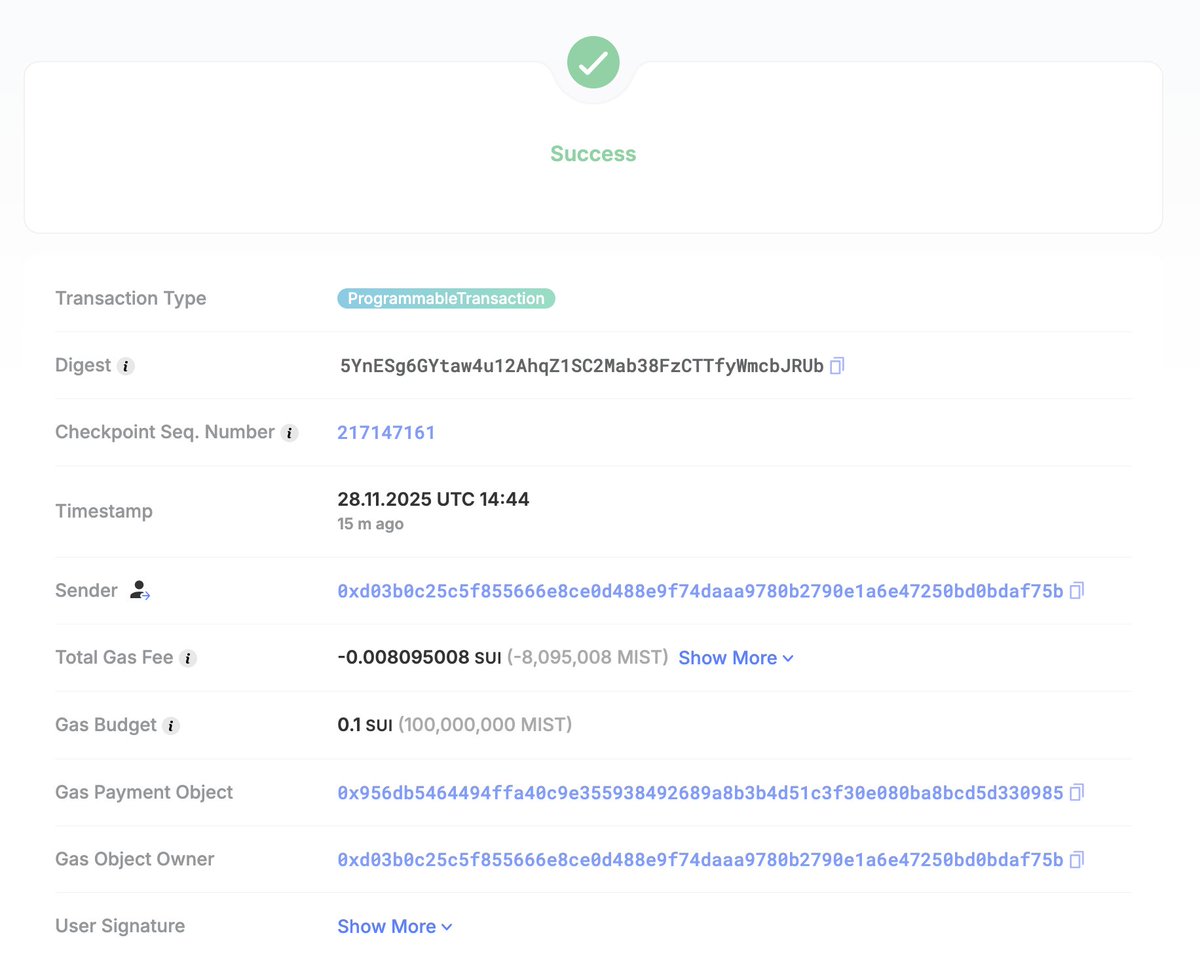 _deeptrade's tweet image. Closing positions on DeepBook Margin results in negative gas, essentially it&apos;s better than free, giving SUI rebates back to the trader.