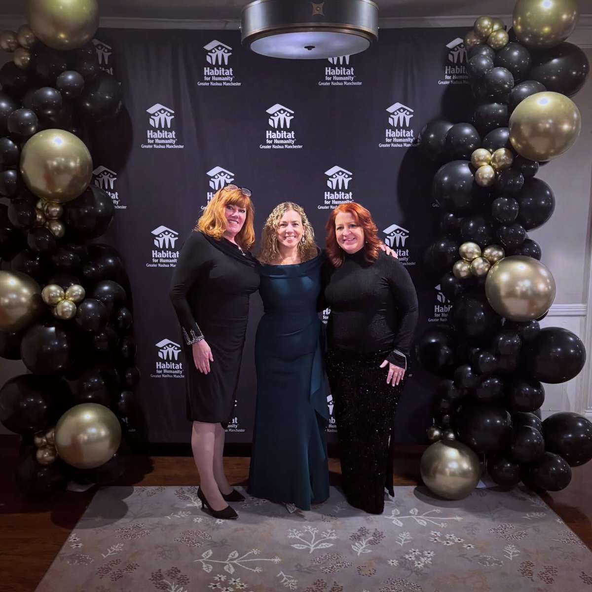 exitrealtycorp's tweet image. EXIT Realty’s Co-Chair Tami Bonnell with Jennifer Annand, President, and Christa Tsechrintzis, Executive Director, of Greater Nashua Habitat for Humanity at their recent Homes for the Holidays event. #exitrealty #spiritofexit #habitatforhumanity