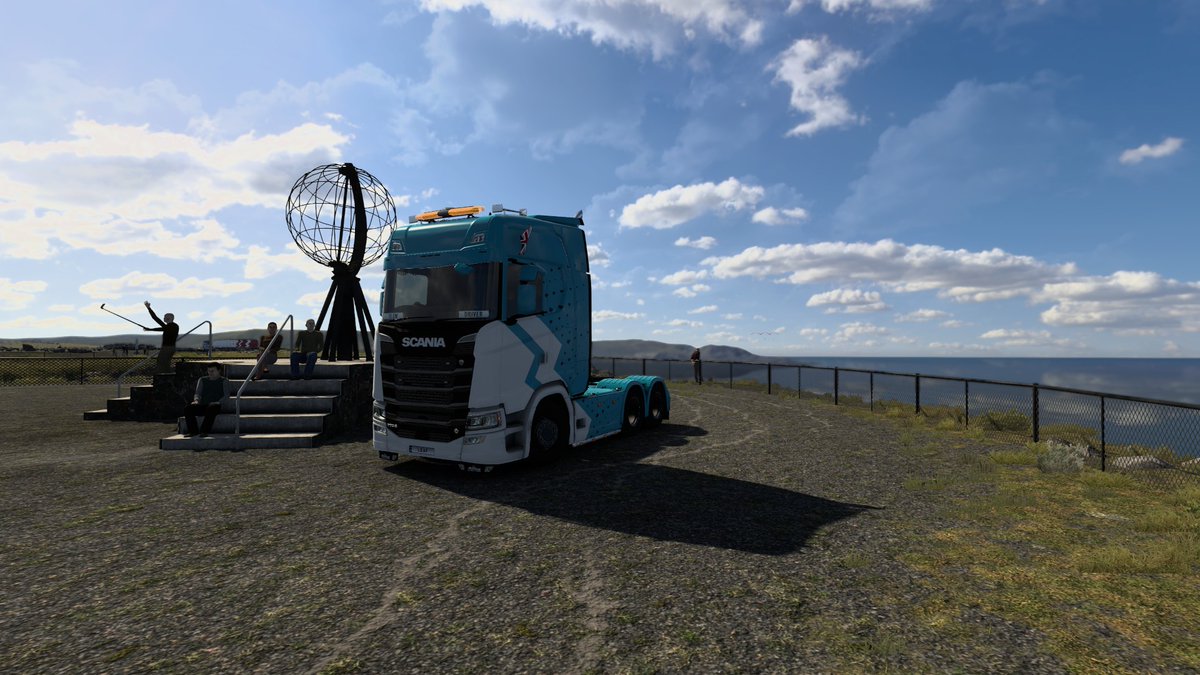 Sam_DaPuppy's tweet image. @SCSsoftware top of the world! is love this dlc soo pretty I cant keep my eyes on the road, stunning scenery 
#CruisingNordicHorizons