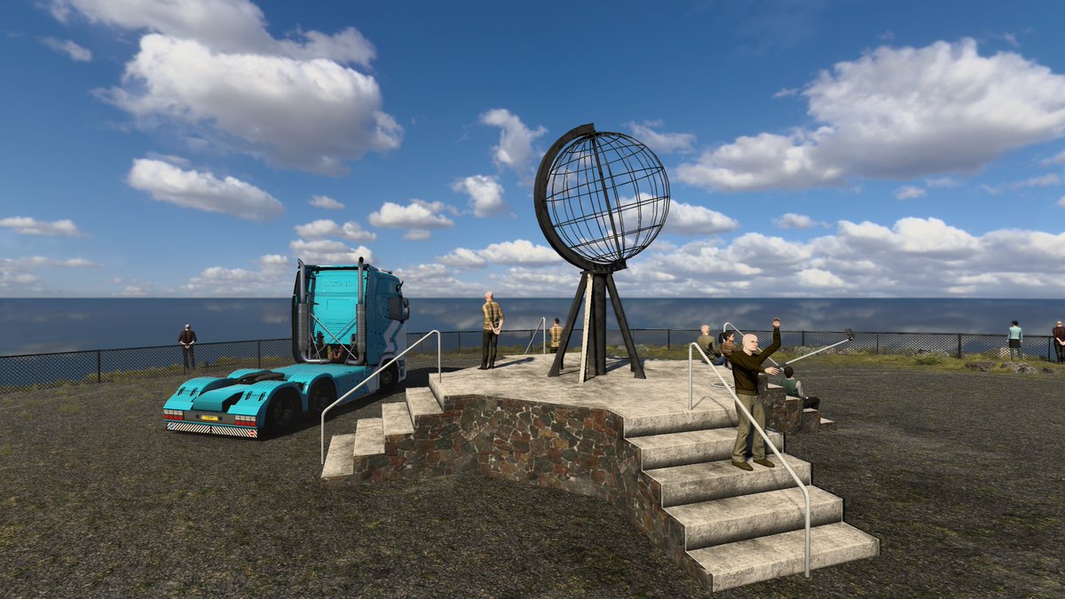 Sam_DaPuppy's tweet image. @SCSsoftware top of the world! is love this dlc soo pretty I cant keep my eyes on the road, stunning scenery 
#CruisingNordicHorizons