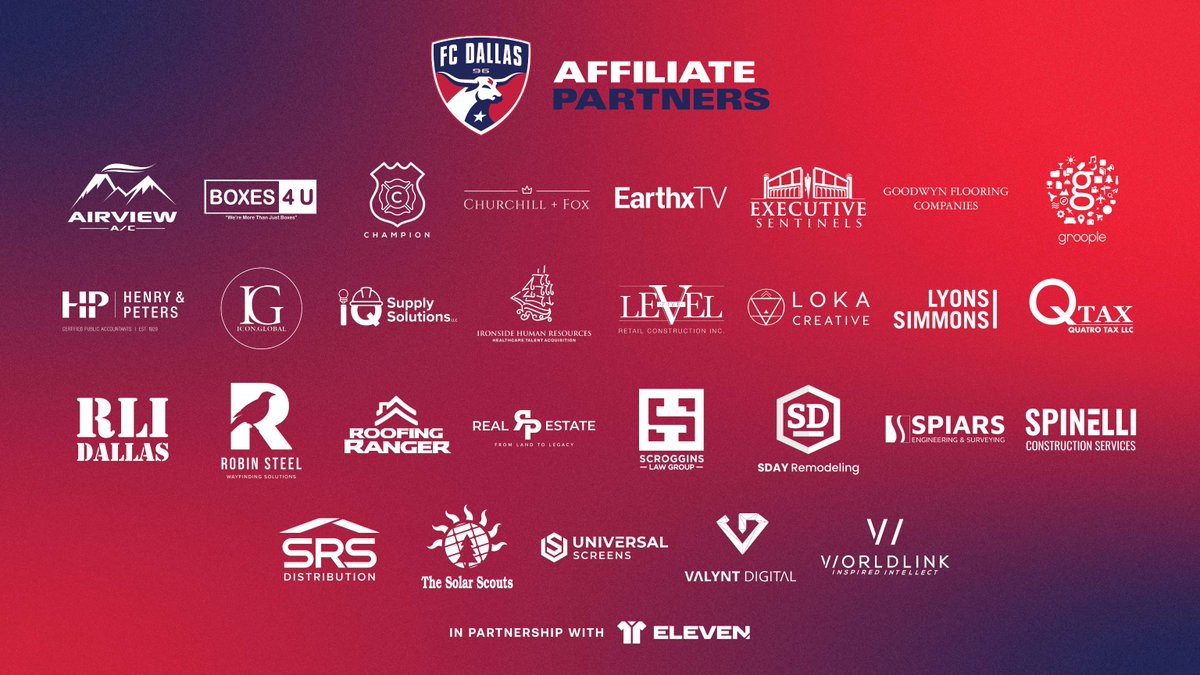 Tomorrow marks Small Business Saturday, a day to support and celebrate the hard work of small and local businesses in our communities.❤️

Here at the FC Dallas Affiliate Partnership, we are proud to connect local companies with their communities through our community-driven