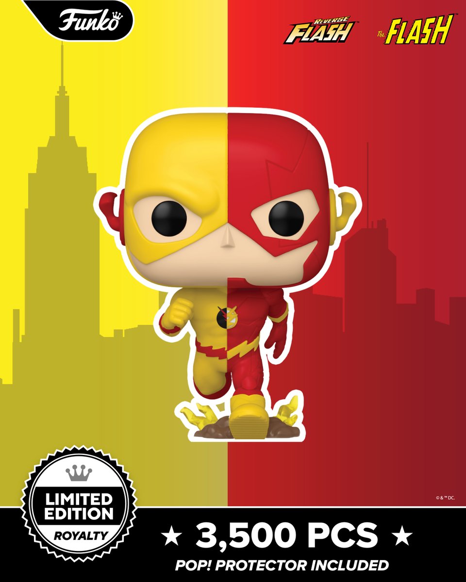 FunkoEurope's tweet image. Quick, before they’re gone in a-⚡Our latest LIMITED EDITION POP! The Flash/Reverse Flash is limited to 3,500 pcs worldwide. #TheFlash #FunkoPOP

Available at:
🇬🇧🇮🇪 Booghe
🇫🇷 King Jouet
🇪🇸🇵🇹 FNAC
🇳🇱 Bol.com
🇩🇪🇦🇹🇨🇭 Müller
🇮🇹 Funside