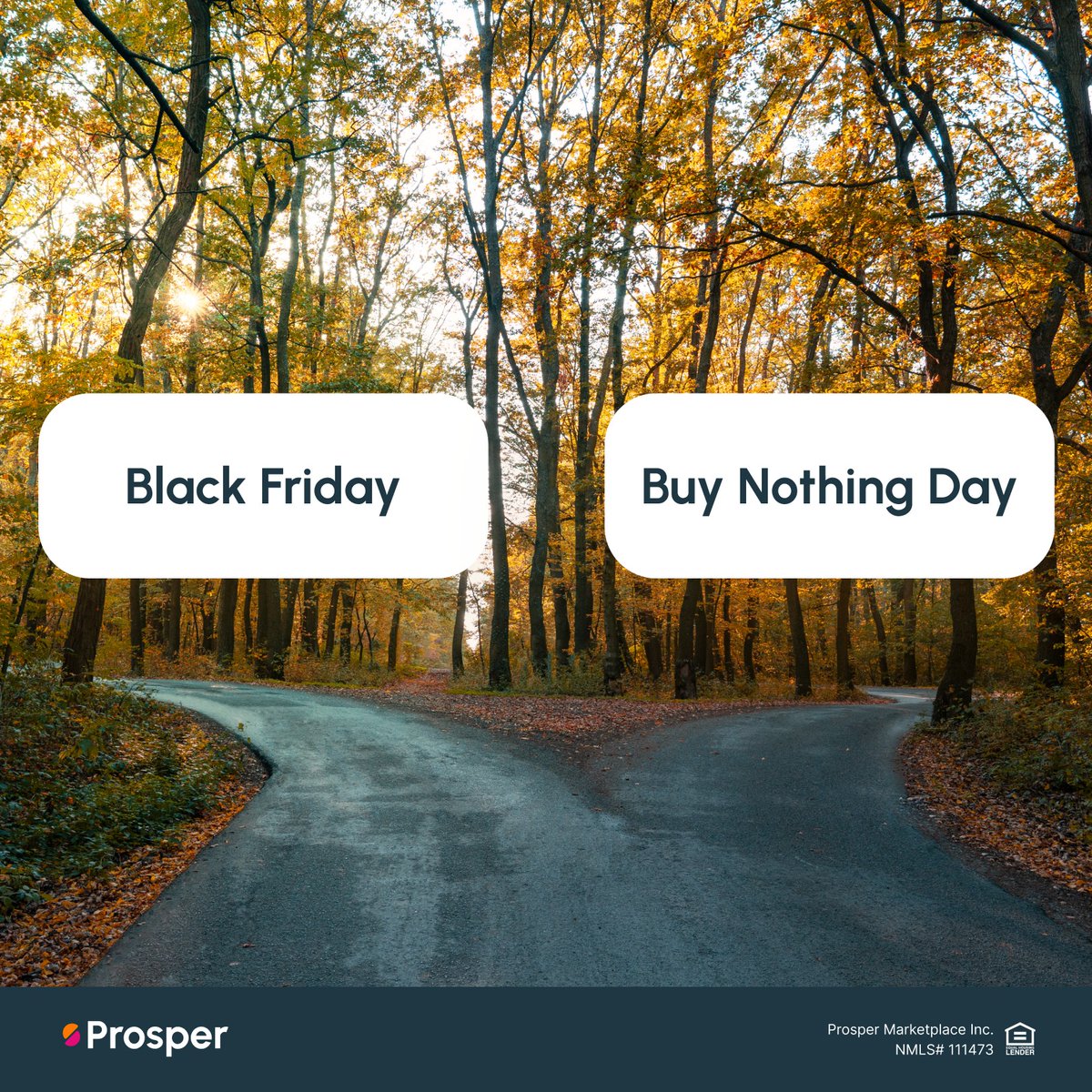#BlackFriday or #BuyNothingDay? The choice is yours. 

If you shop, set a budget and prioritize thoughtful purchases and necessities. If you opt for Buy Nothing Day, enjoy financial peace with free activities and time with loved ones!