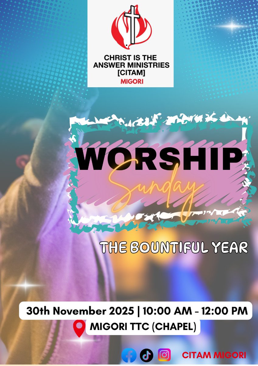 O come, let us worship and bow down: Let us kneel before the LORD our maker. Psalm 95:6 KJV
#CITAMMigori
#WhereChristIsTheAnswer