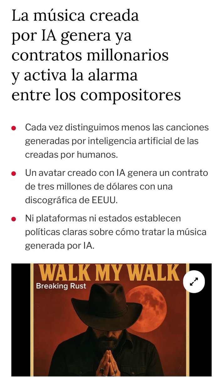 ramseyferrero79's tweet photo. Y la música de los humanos cada vez peor 🙄🙄🤦🏼‍♀️🤦🏼‍♀️ #IA #BreakingRust 

Escuchas este temazo y te caes de la silla https://t.co/HXqGd6UlwO https://t.co/rPxMjM59OF
