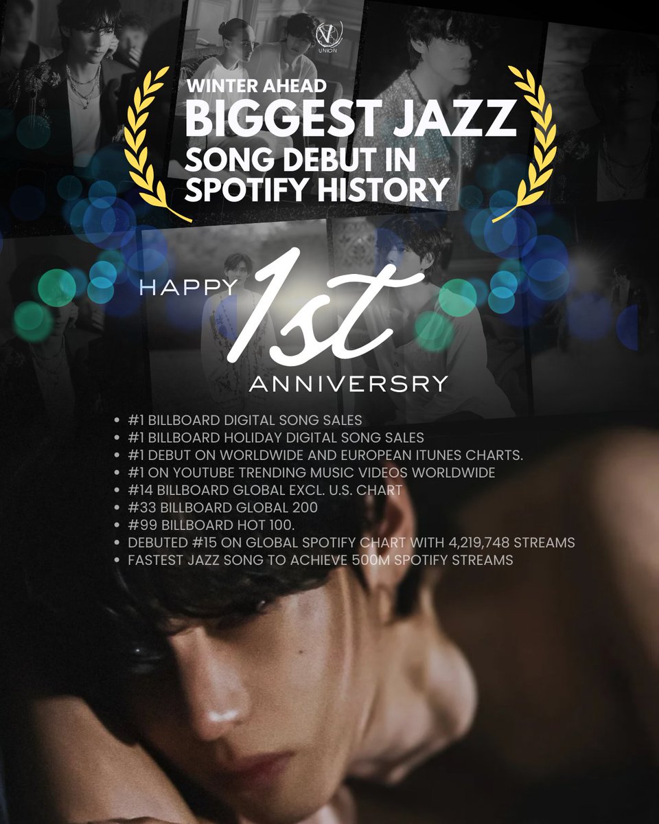 VGlobalUnion's tweet image. Happy 1st Anniversary to serene, timeless, unmatched masterpiece ‘Winter Ahead’ that debuted with history-making achievements, continued to grow as global comfort, &amp;amp; is classic testament to Taehyung’s legacy!

WINTER AHEAD ANNIVERSARY
#1YearWithWinterAhead
#윈터어헤드1주년_축하해