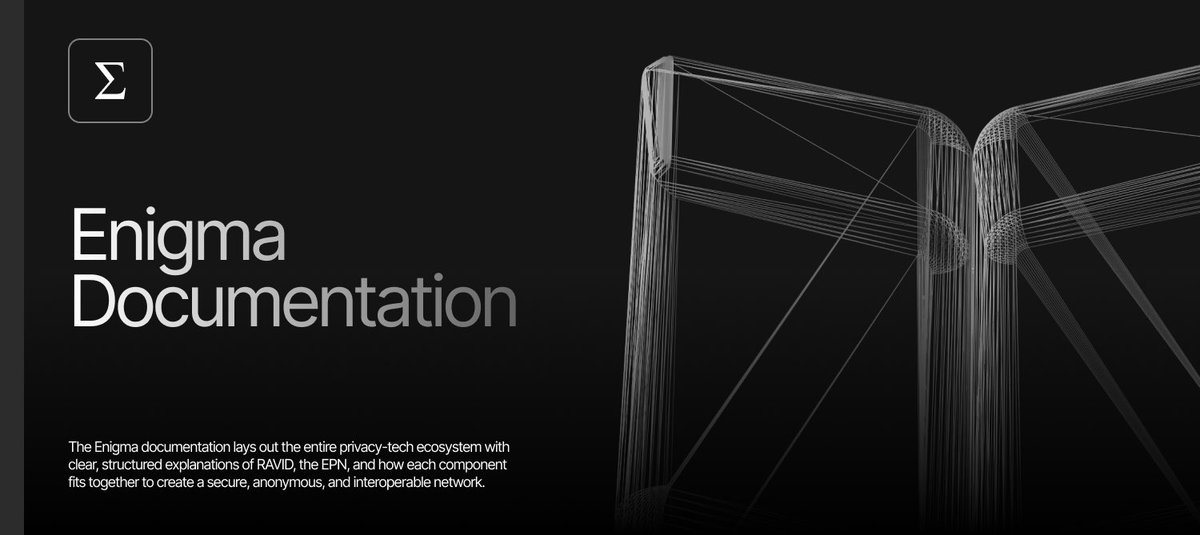 engma_io's tweet image. Your data. Your control. Your privacy.

We’re excited to share Enigma’s project documentation.

$ENX

docs.engma.io