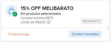 tabarato_br's tweet photo. 🚨 (3) HOJE O MERCADO LIVRE NÃO ESTÁ PARA BRINCADEIRA COM OS CUPONS! 🚨

💵 15% OFF acima de R$79, limitado a R$220
🎟 Cupom: MELIBARATO

🔗 Resgate aqui: https://t.co/RydxGn7ONW https://t.co/eWiQooK65t