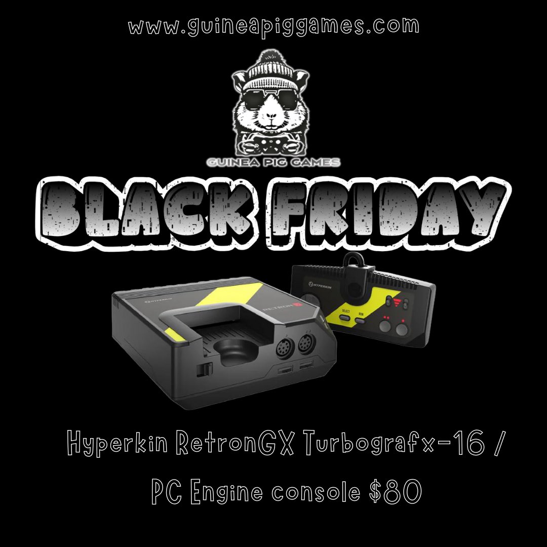 Black Friday!! #retrogaming #turbografx16 #pcengine