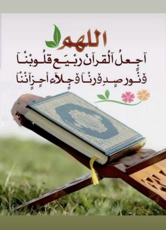 من جعل ورد القرآن فاتحة يومه، فتح لنفسه أبوابا من البركة لا تفتح بالسعي وحده؛ فالبركة لا تستدرج من زحام الأسباب، بل تستمد من كلام رب الأسباب

اللهم اجعل القران العظيم ربيع قلوبنا ونور صدورنا وجلاء أحزاننا وهمومنا ومغفره لذنوبنا