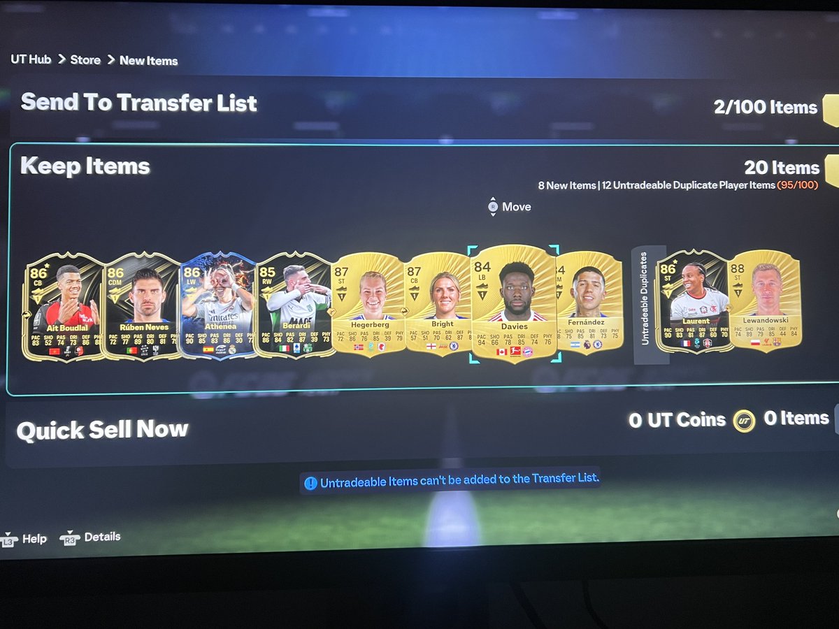 BazRM7's tweet image. I opened the 84x20 packs from the store, my pulls from all😕 anyone got a big pull out of the thunderstruck/black Friday event already? Let me know in the comments ⬇️#eafc #FC26