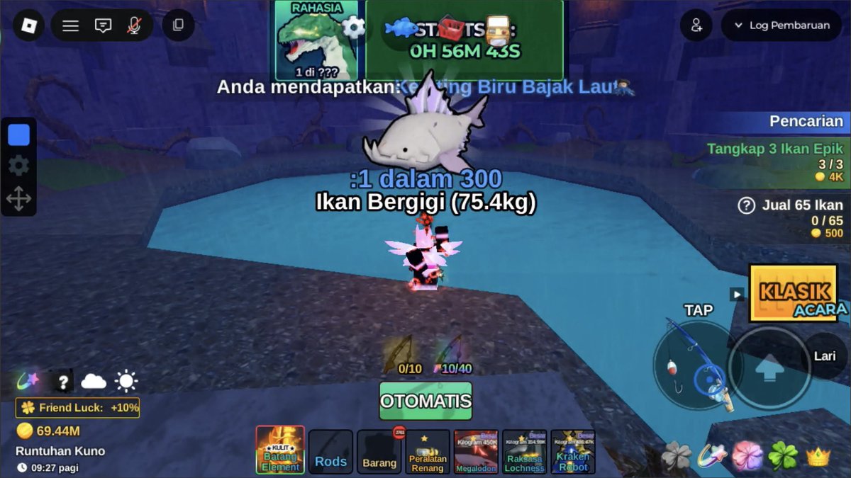 mancing dengan ava betmen fairydust wkwkwk