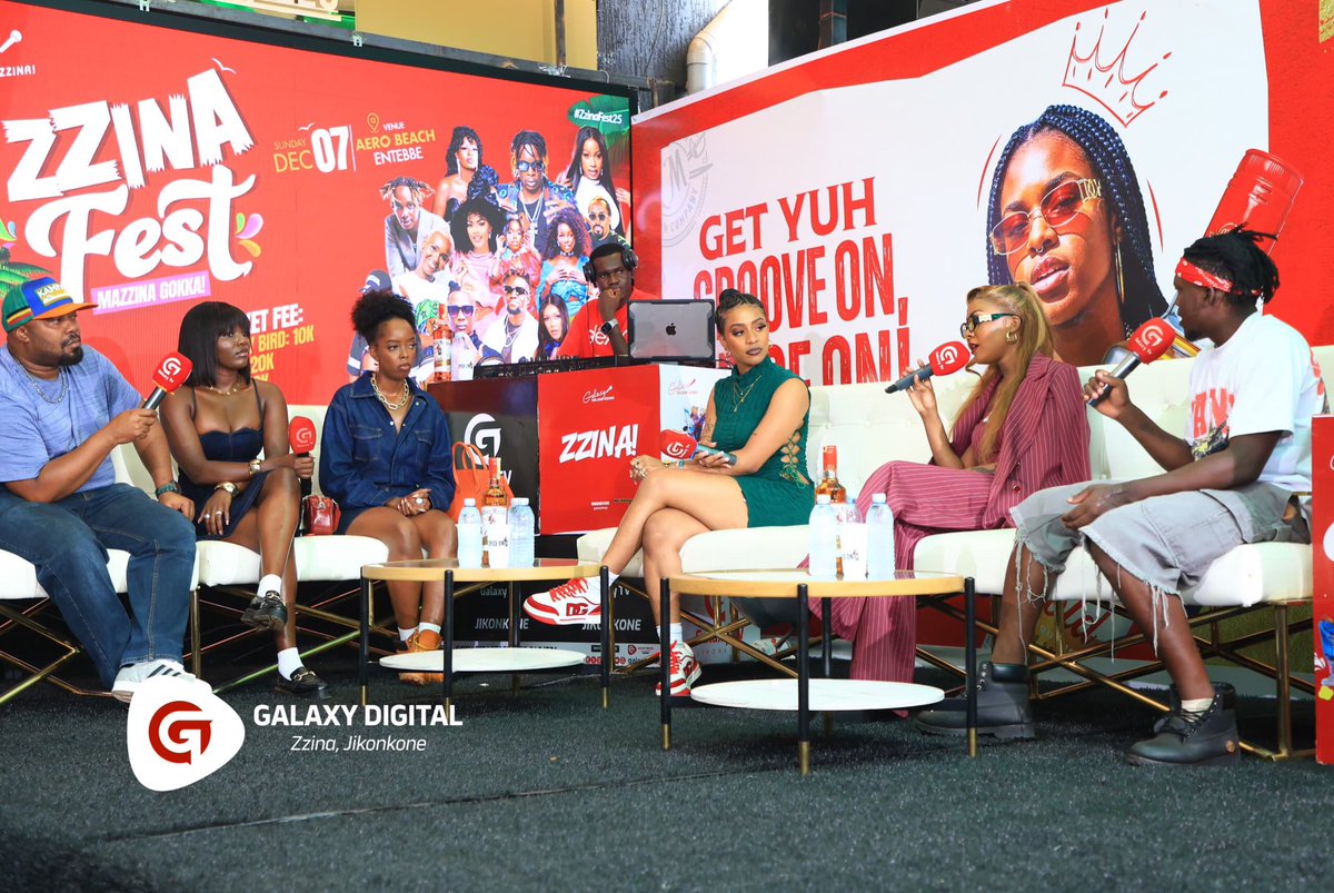 GalaxyTVUg's tweet image. Live from Drizzles Lounge, Bunga—the #JikonkoneBigBang crew bringing vibes and visuals straight to you 🔥 

Don’t blink!

Powered by #SpiceOn | #CaptainMorganUG