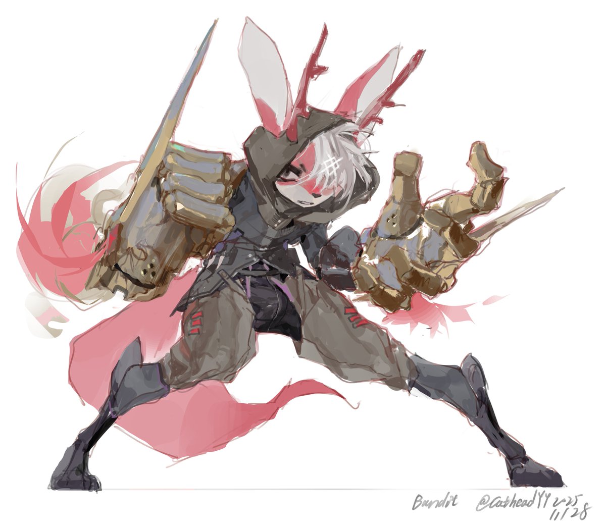 my take on bandit 
#Atlyss #furry #furryart