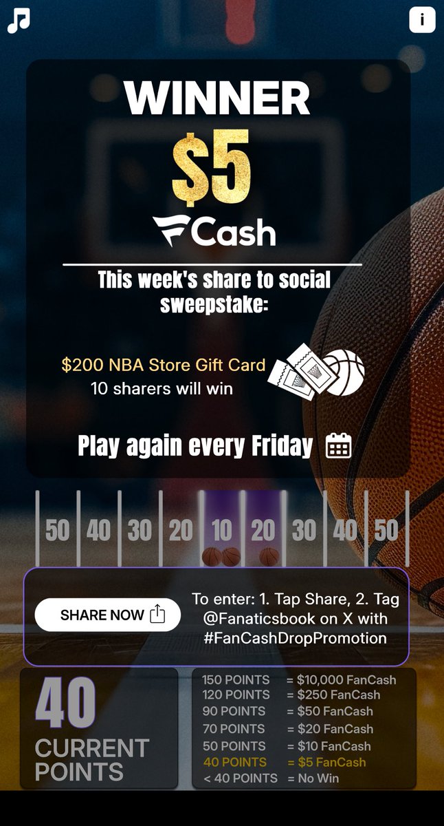 Play the #FanCashDropPromotion today

⁦<a href="/FanaticsBook/">Fanatics Sportsbook</a>⁩  fanatics.onelink.me/5kut/p6fykbjo