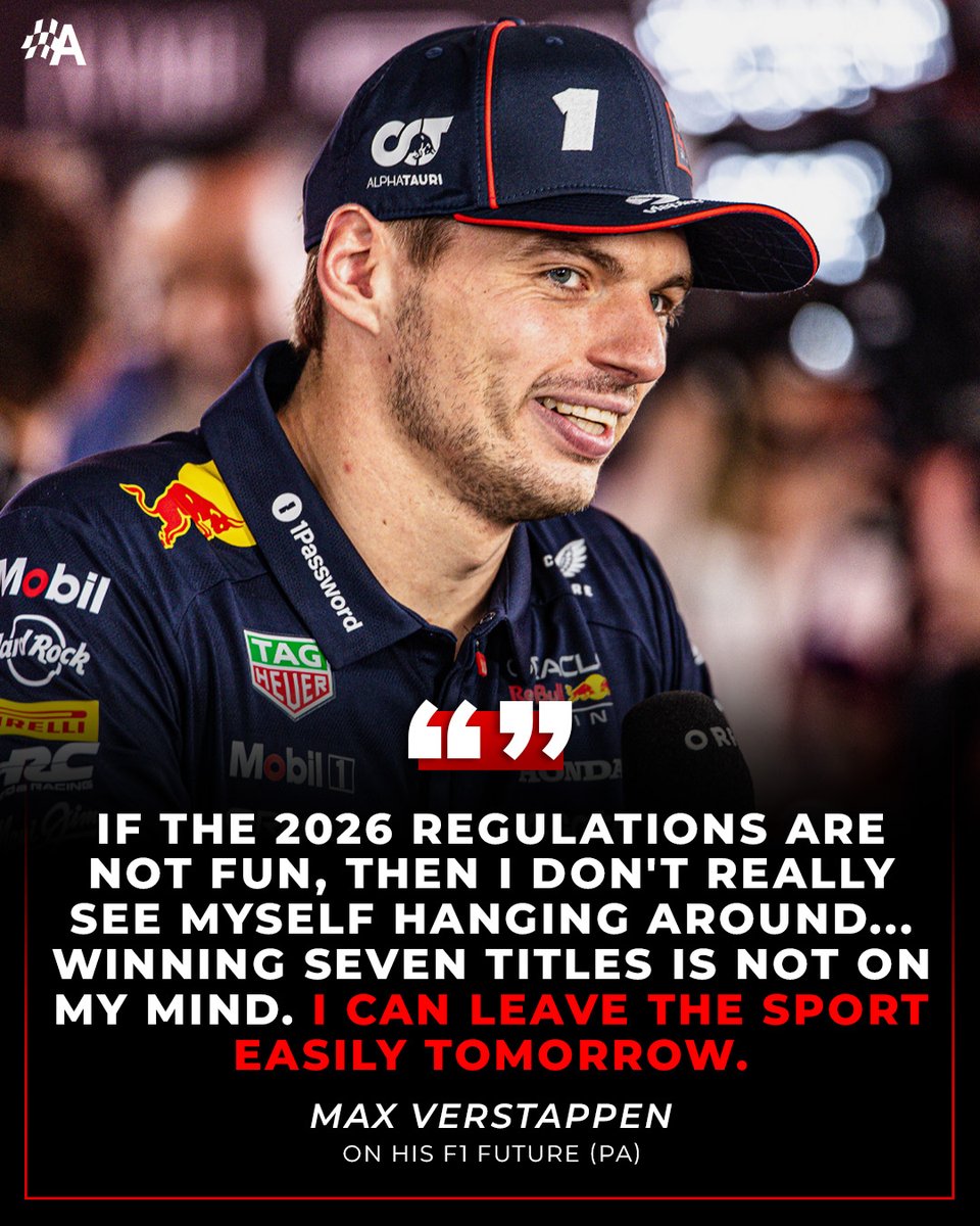 Enjoy Max Verstappen while you can...